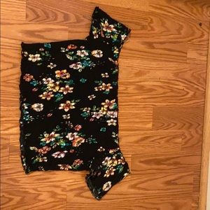 Off the shoulder flower top